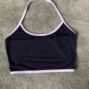 cropped halter top